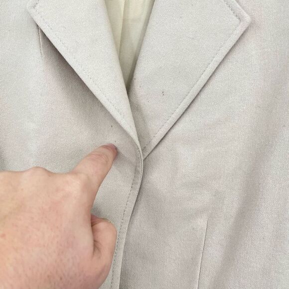 Vintage Young Pendleton Blazer Jacket Tan Wool Single Breasted Youth Kid's Sz 10 - Picture 7 of 8